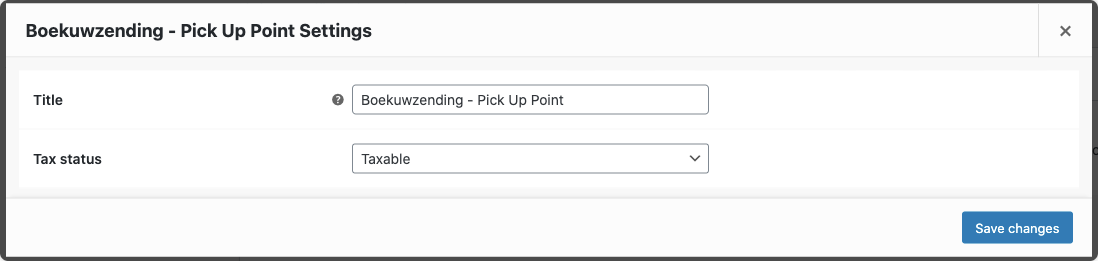 Boekuwzending for WooCommerce: Shipping Settings - 5